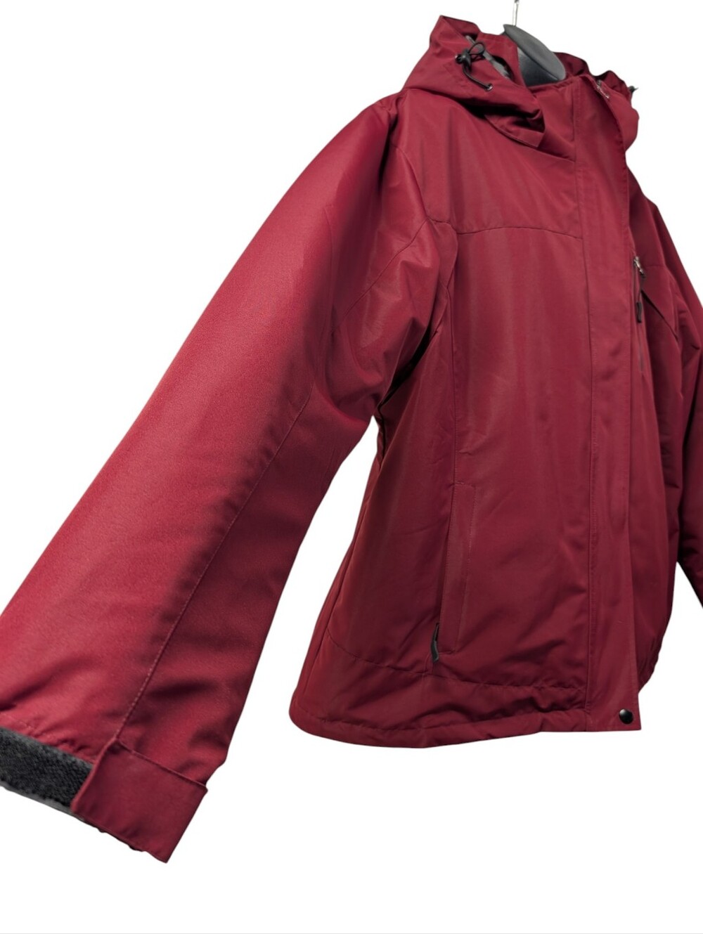 PTSOC Women's Size XXL Burgundy 3-in-1 Jacket Removable Puffy Jacket Liner - Picture 10 of 14